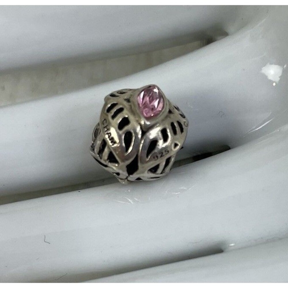 CHAMILIA Sterling Silver October Celebration Birthstone Swarovski Bead Charm - Picture 4 of 4